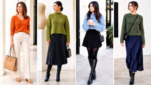 15 Easy Top Down Crochet Sweater Outfit Ideas for Cool Days