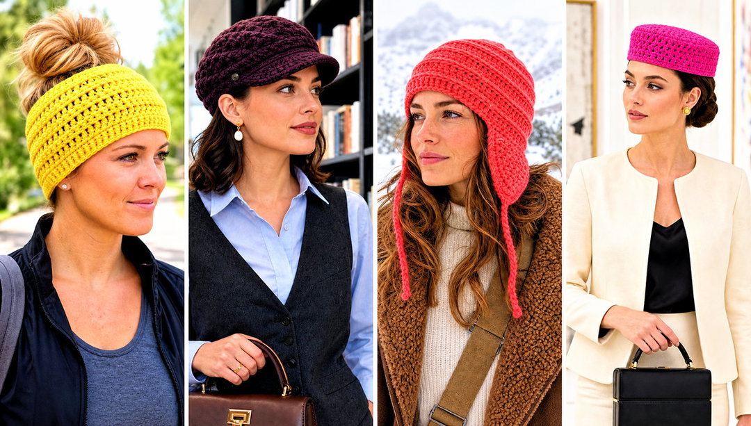 15 Front Post Double Crochet Hat Outfit Ideas for Cold Days