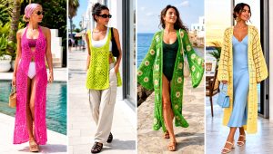 15 Granny Square Beach Cover Up Outfit Ideas for Sunny Trips