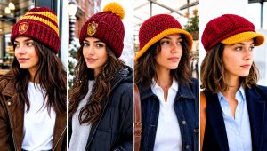 15 Gryffindor Crochet Hat Outfit Ideas for Chilly Days