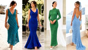 15 Hand Crochet Wedding Dress Outfit Ideas for Brides