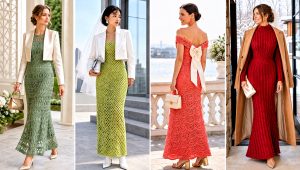 15 Handmade Crochet Bridal Gown Outfit Ideas for Boho Brides