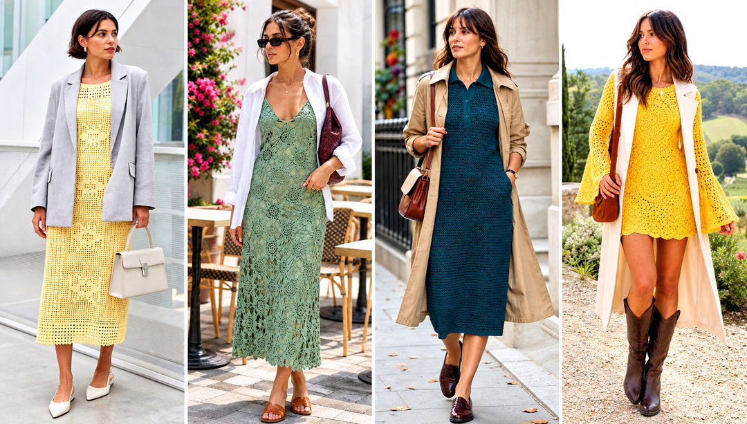 15 Handmade Crochet Dress Ideas for Sunny Weekend Plans