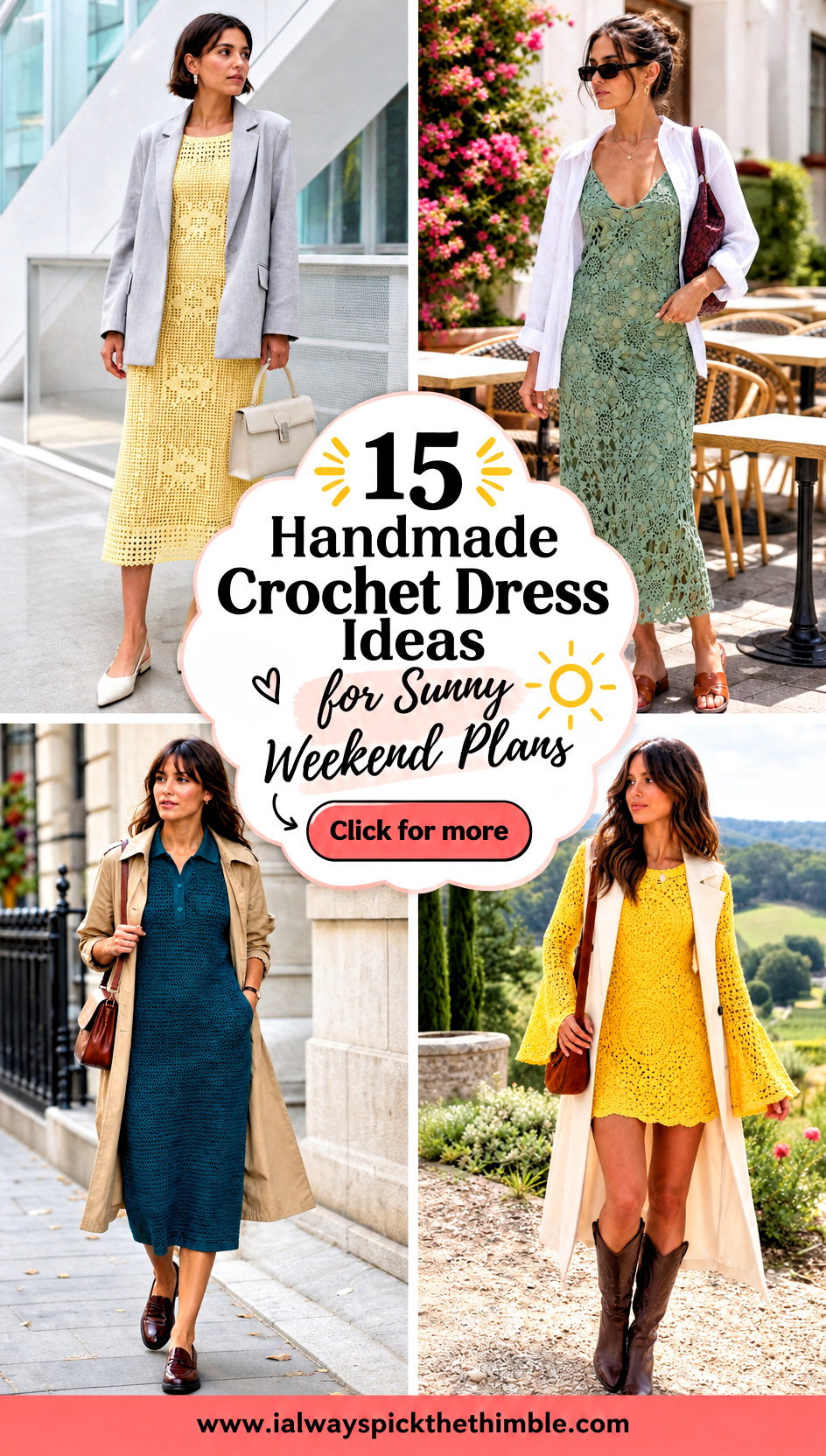 15 Handmade Crochet Dress Ideas for Sunny Weekend Plans - 15 Handmade Crochet Dress Ideas for Sunny Weekend Plans