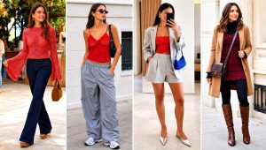 15 Handmade Red Crochet Top Outfit Ideas for Date Nights