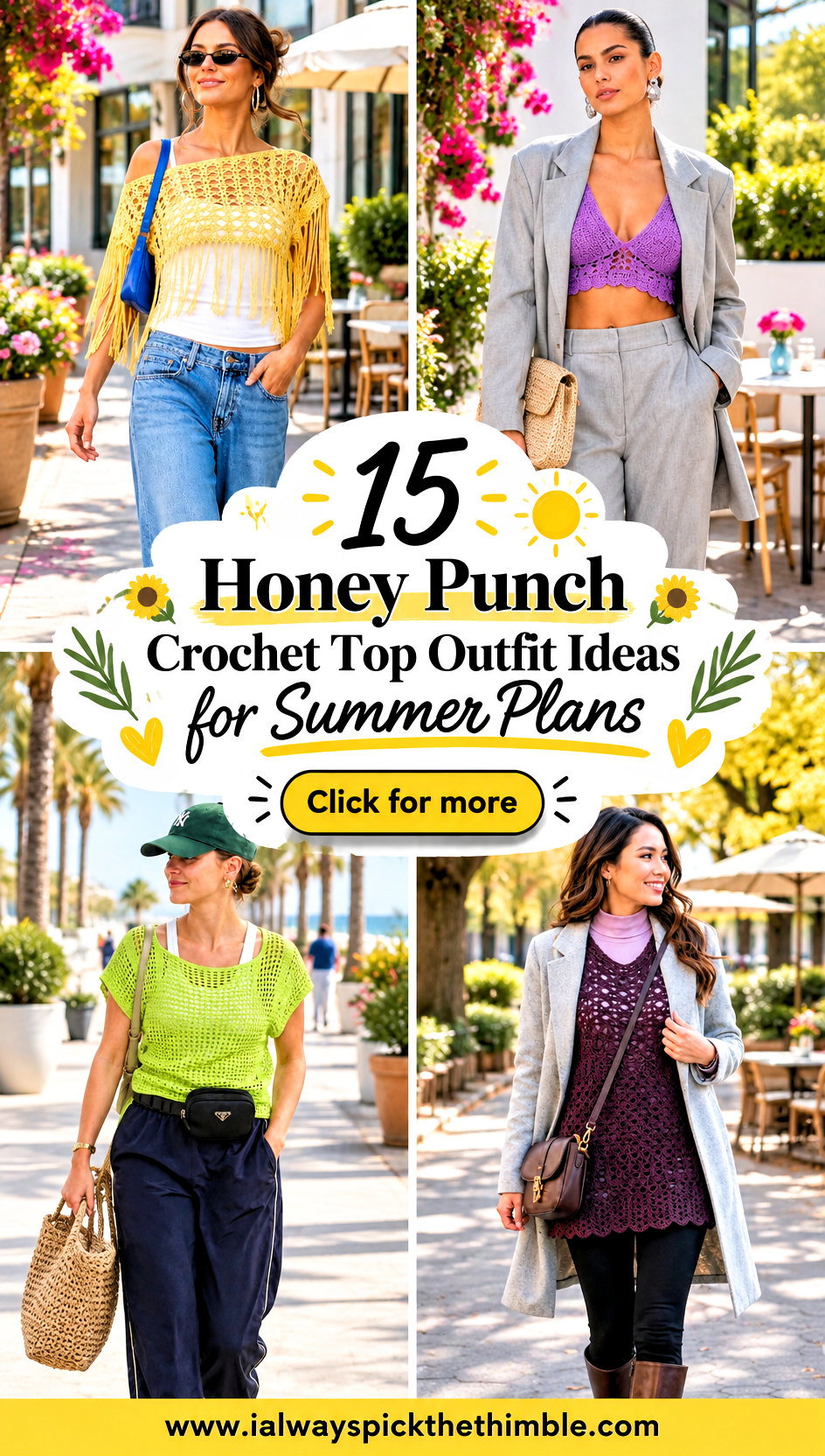 15 Honey Punch Crochet Top Outfit Ideas for Summer Plans - 15 Honey Punch Crochet Top Outfit Ideas for Summer Plans