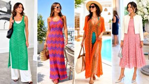 15 Jessica Simpson Crochet Dress Outfit Ideas for Beach Days