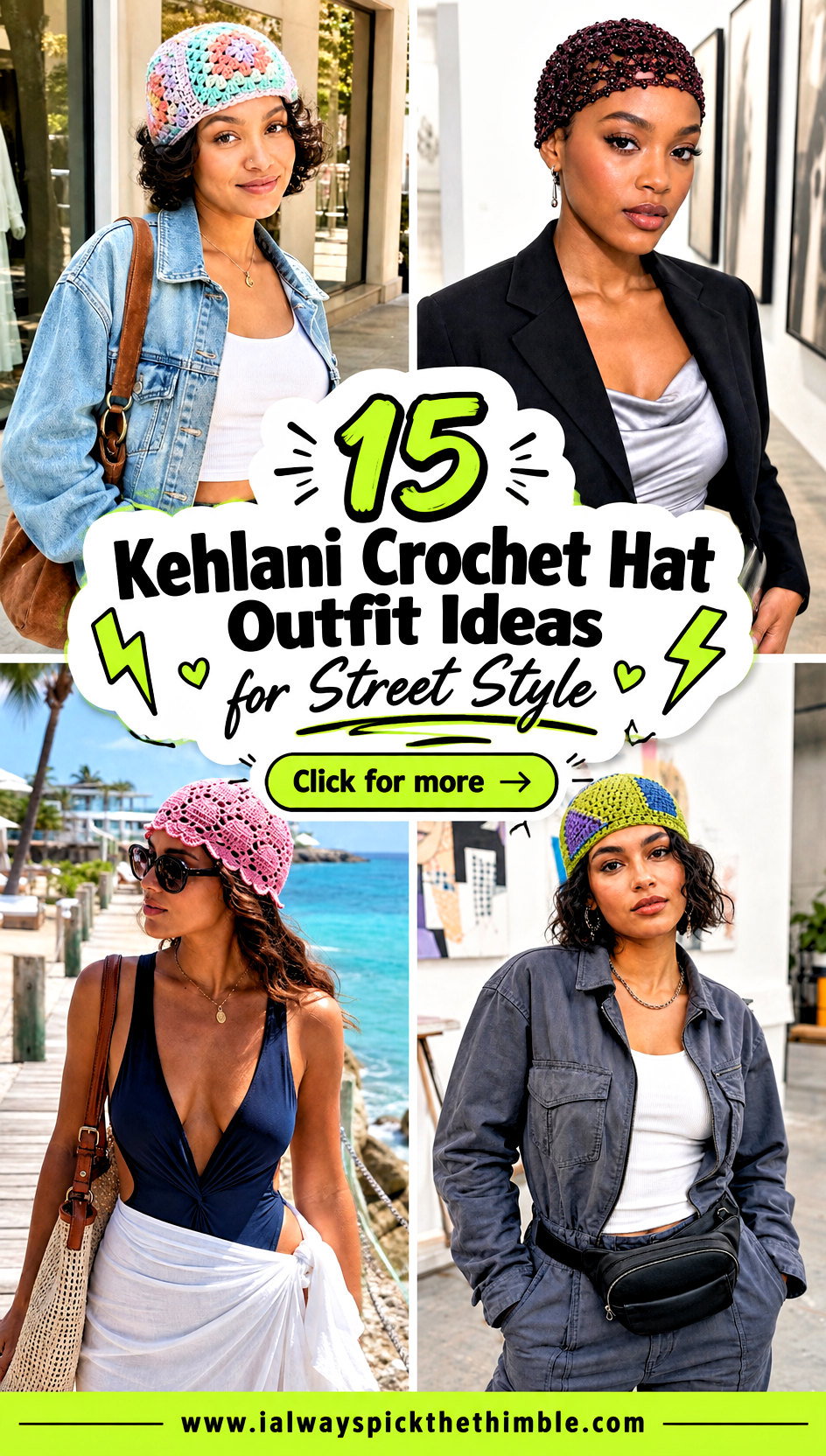 15 Kehlani Crochet Hat Outfit Ideas for Street Style - 15 Kehlani Crochet Hat Outfit Ideas for Street Style