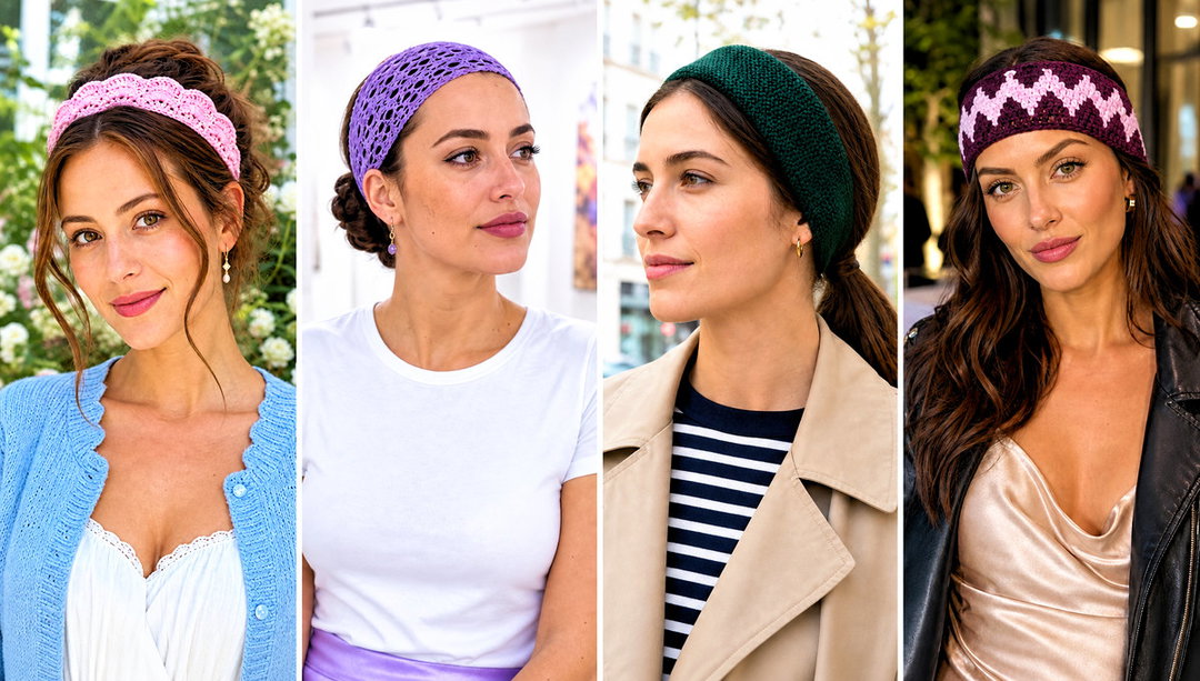 15 Knit or Crochet Headbands Outfit Ideas for Cozy Days