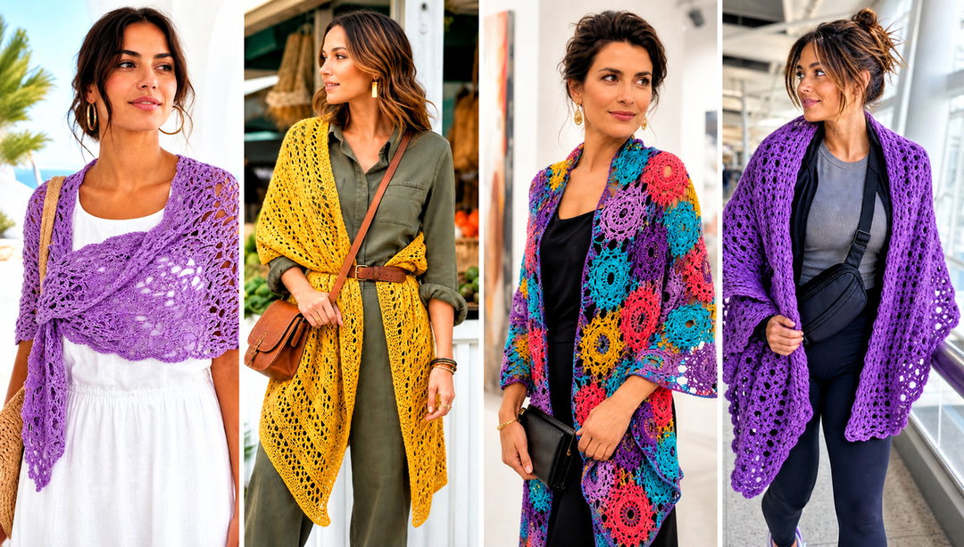 15 Kristin Omdahl Crochet Shawl Outfit Ideas for Evenings