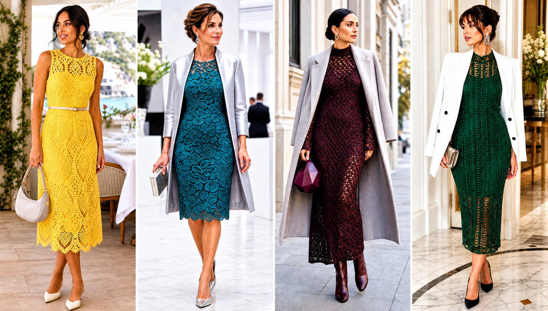 15 Lacy Crochet Dress Design Outfit Ideas for Summer Events