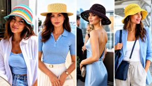 15 Ladies Crochet Summer Hats Outfit Ideas for Beach Days
