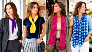 15 Light Weight Crochet Scarf Outfit Ideas for Travel