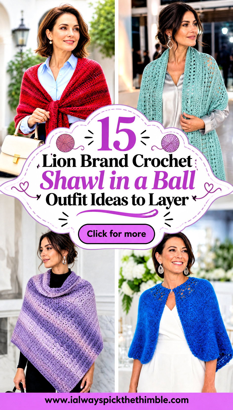 15 Lion Brand Crochet Shawl in a Ball Outfit Ideas to Layer - 15 Lion Brand Crochet Shawl in a Ball Outfit Ideas to Layer