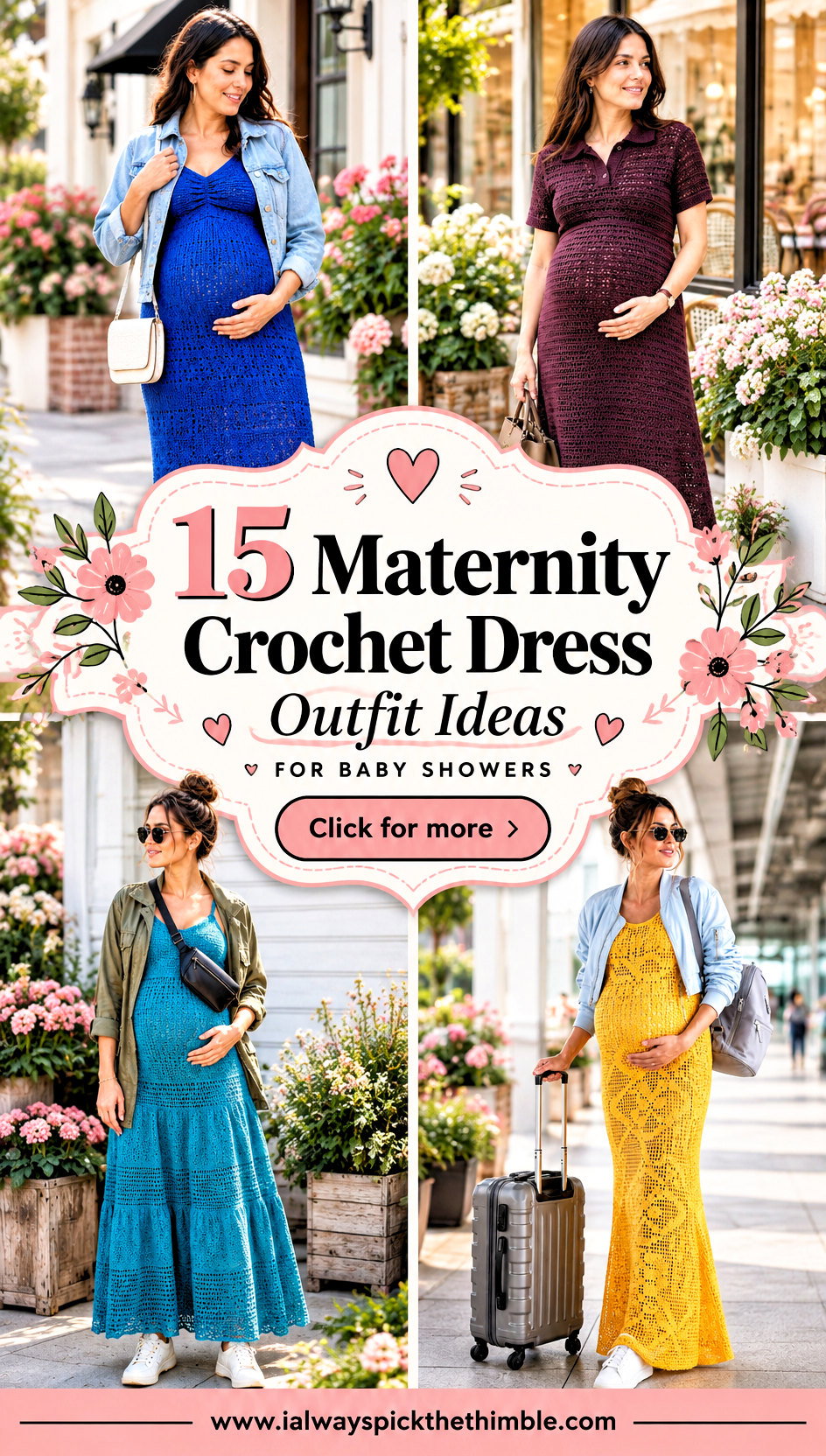 15 Maternity Crochet Dress Outfit Ideas for Baby Showers - 15 Maternity Crochet Dress Outfit Ideas for Baby Showers
