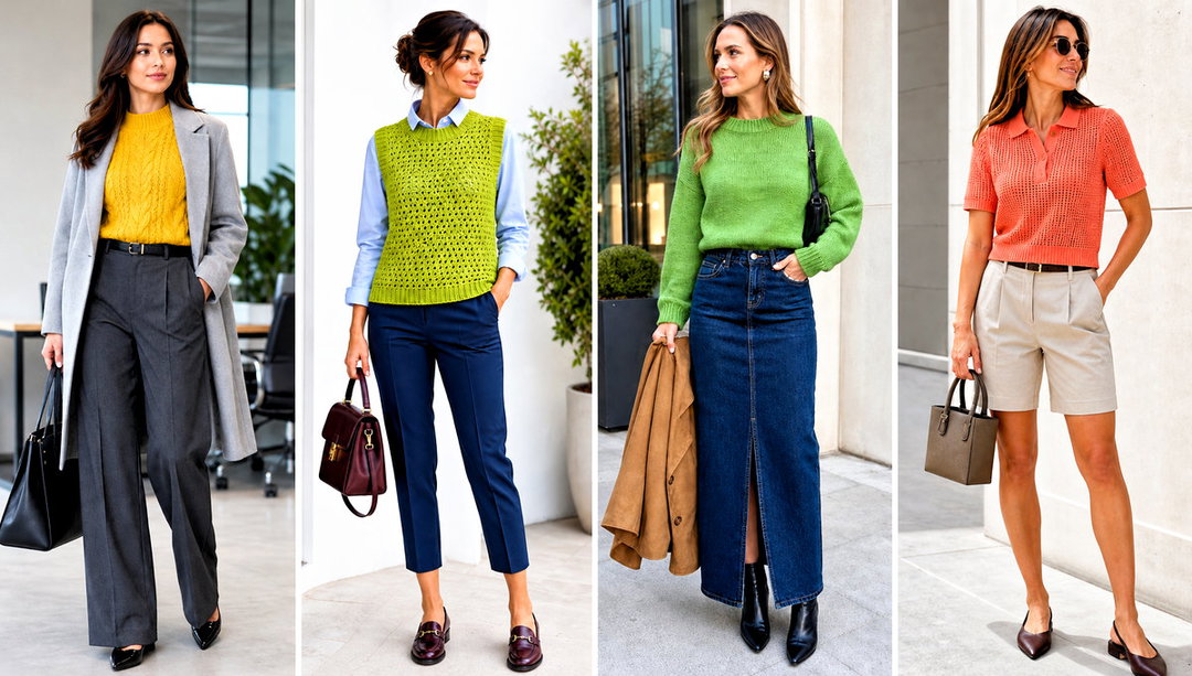 15 Mock Knit Crochet Sweater Outfit Ideas for Cool Days