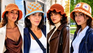 15 Orange Crochet Bucket Hat Outfit Ideas for Sunny Outings