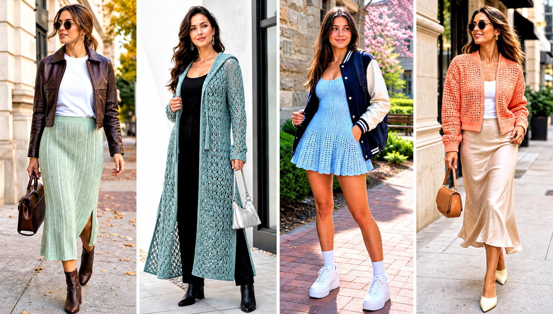 15 Pastel Crochet Clothing Design Outfit Ideas for Spring