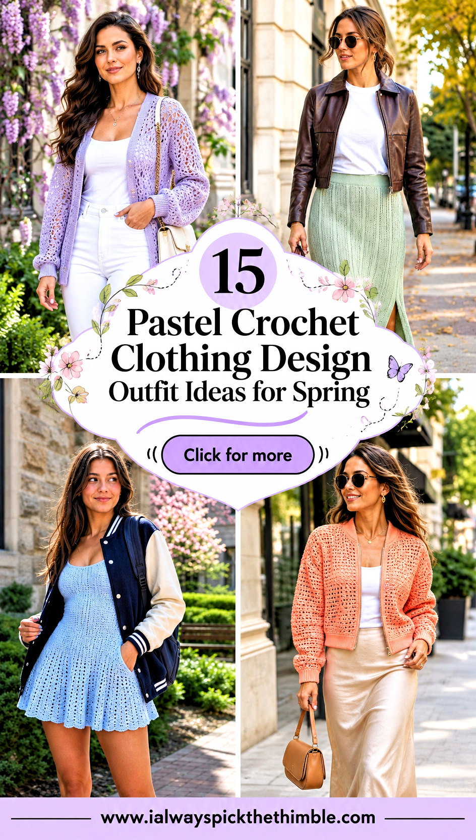 15 Pastel Crochet Clothing Design Outfit Ideas for Spring - 15 Pastel Crochet Clothing Design Outfit Ideas for Spring