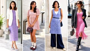 15 Pastel Crochet Dress Design Outfit Ideas for Brunch