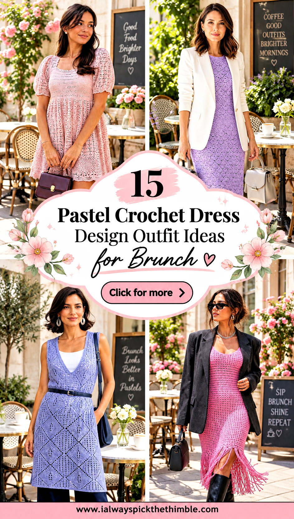 15 Pastel Crochet Dress Design Outfit Ideas for Brunch - 15 Pastel Crochet Dress Design Outfit Ideas for Brunch