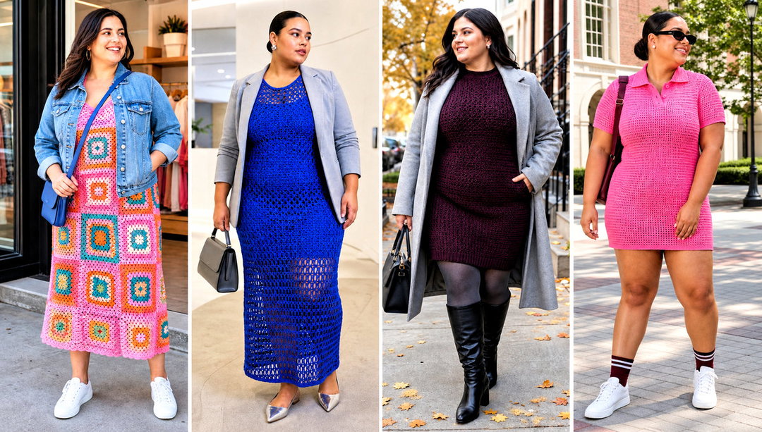 15 Plus Size Crochet Dress Outfit Ideas for Summer Events