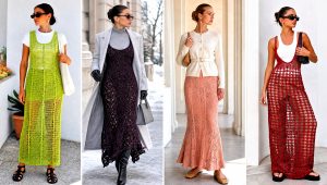 15 Rat and Boa Crochet Dress Outfit Ideas for Resort Nights