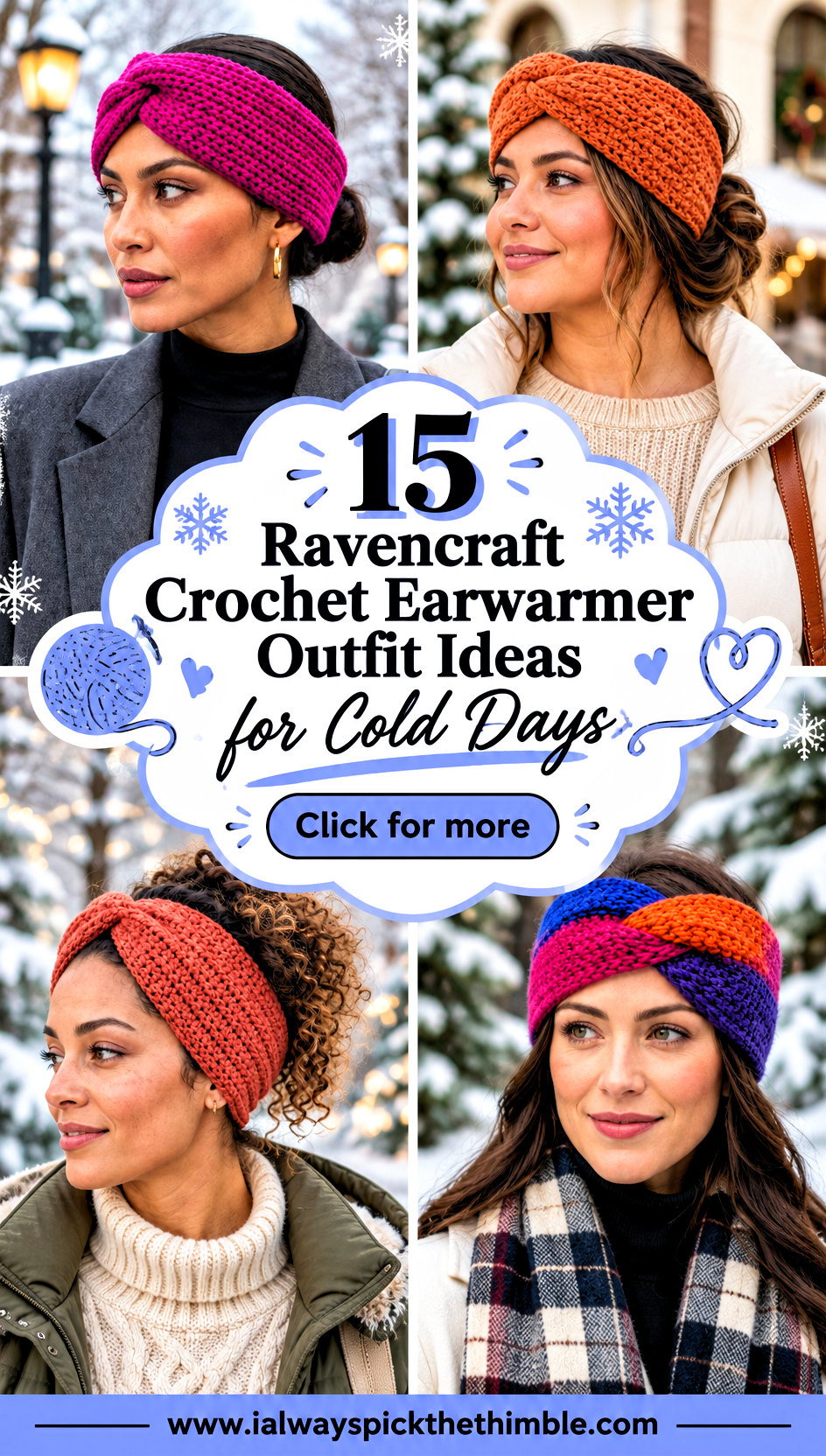 15 Ravencraft Crochet Earwarmer Outfit Ideas for Cold Days - 15 Ravencraft Crochet Earwarmer Outfit Ideas for Cold Days