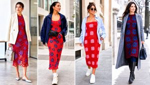 15 Red Floral Crochet Dress Outfit Ideas for Garden Parties