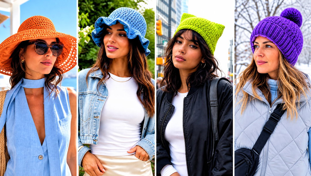 15 Satin Lined Crochet Hat Outfit Ideas for Everyday Wear