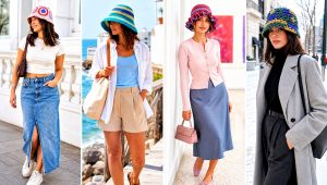 15 Scrap Happy Crochet Bucket Hat Outfit Ideas for Day Trips