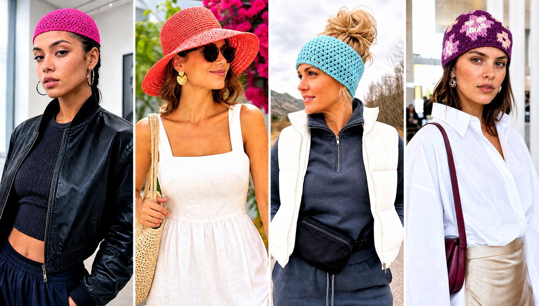 15 Single Stitch Crochet Hat Outfit Ideas for Casual Wear