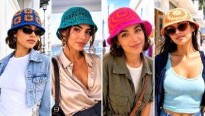 15 Small Crochet Bucket Hat Outfit Ideas for Sunny Days