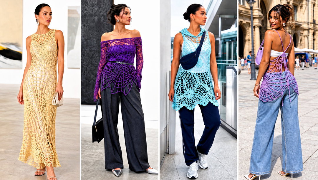 15 Spider Web Crochet Dress Outfit Ideas for Halloween