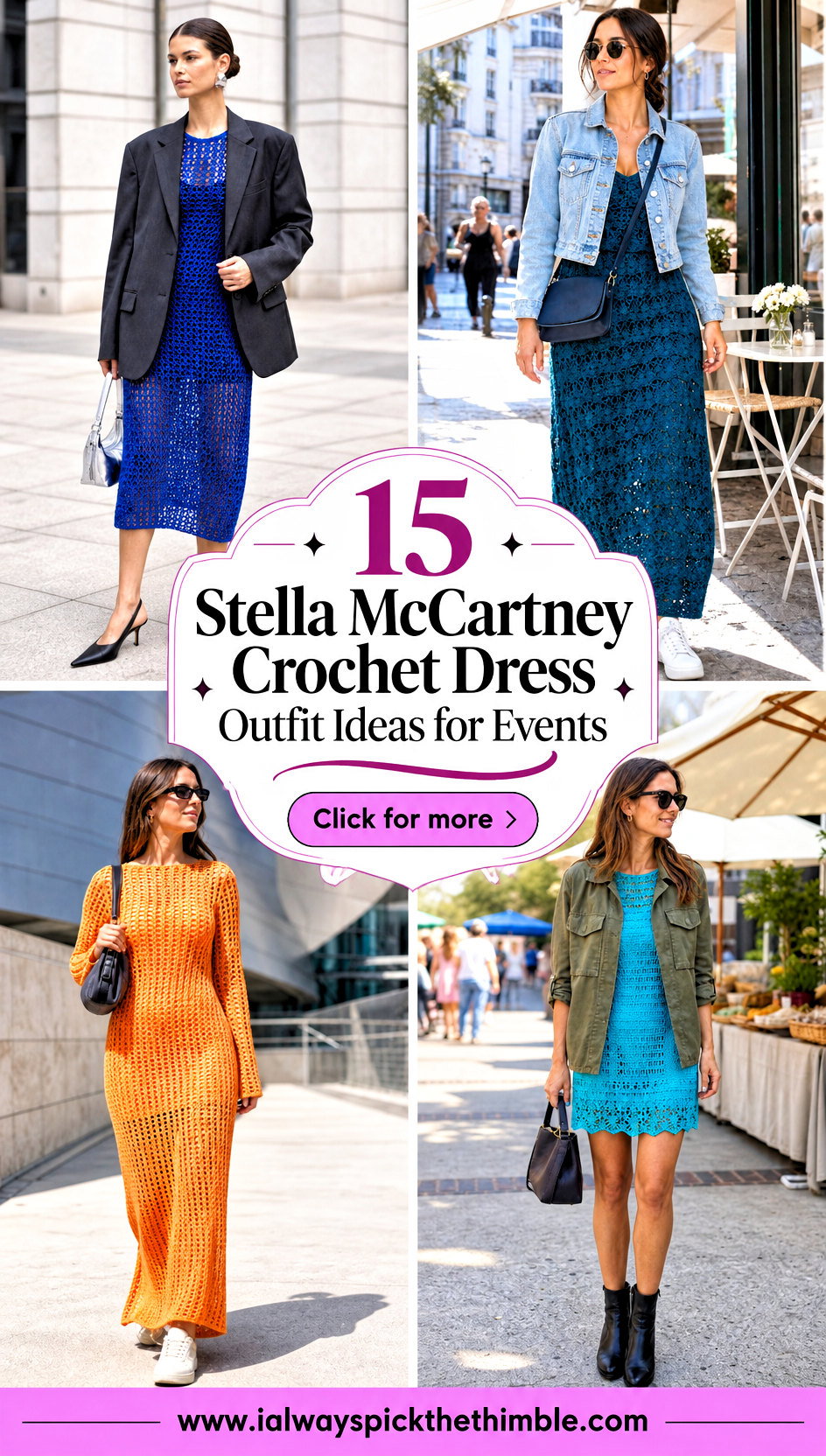 15 Stella McCartney Crochet Dress Outfit Ideas for Events - 15 Stella McCartney Crochet Dress Outfit Ideas for Events