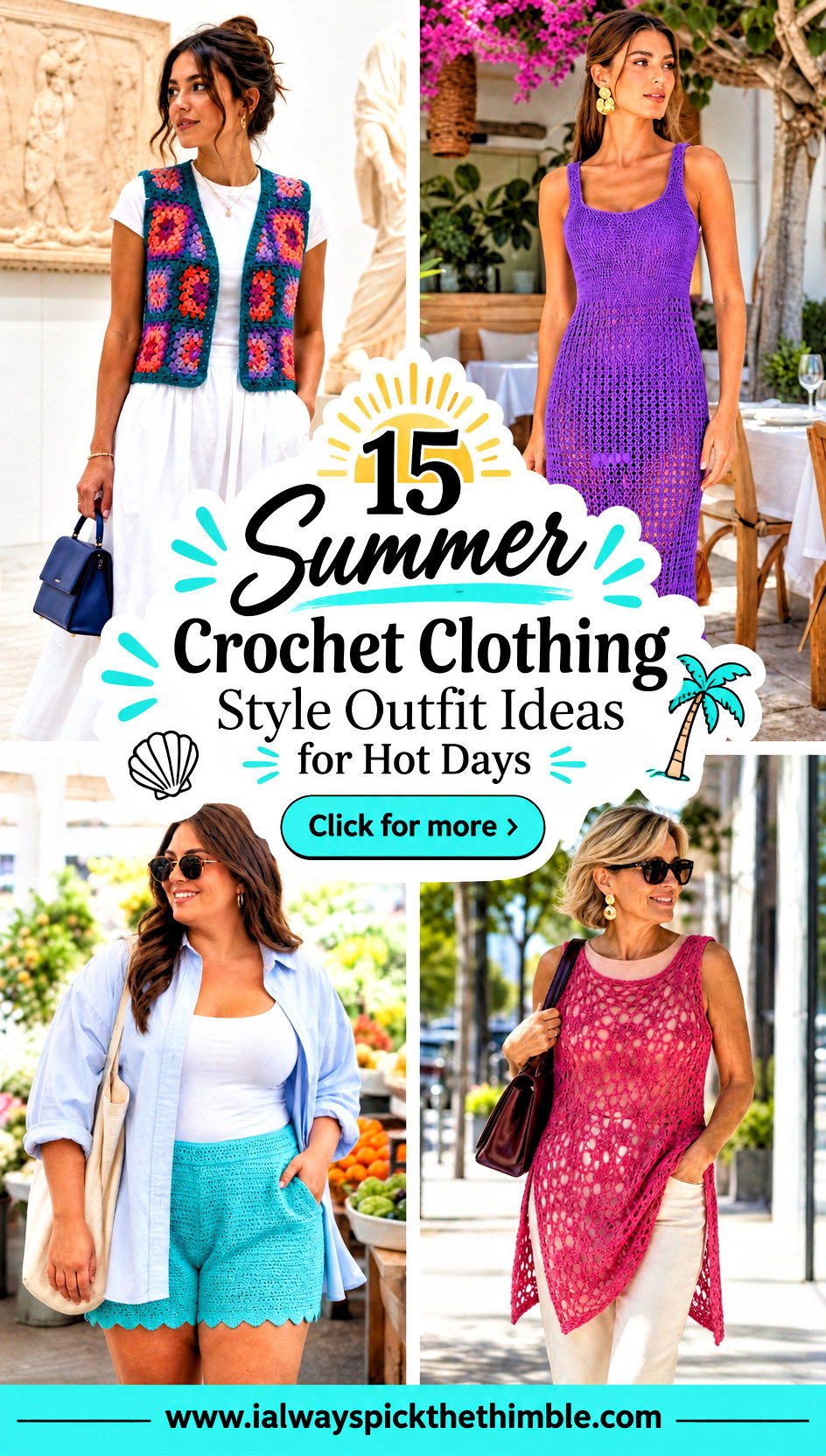 15 Summer Crochet Clothing Style Outfit Ideas for Hot Days - 15 Summer Crochet Clothing Style Outfit Ideas for Hot Days