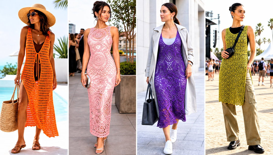15 Sundrop Crochet Dress Outfit Ideas for Daytime Plans