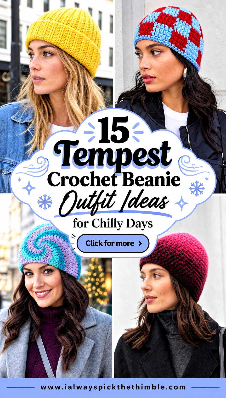 15 Tempest Crochet Beanie Outfit Ideas for Chilly Days - 15 Tempest Crochet Beanie Outfit Ideas for Chilly Days