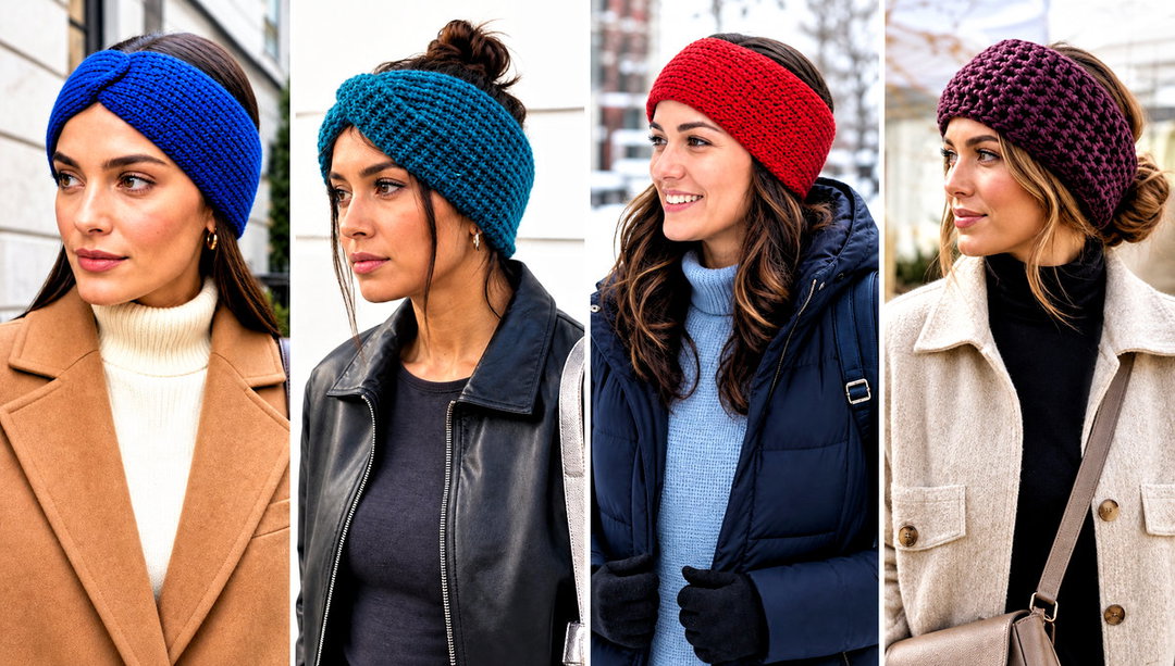 15 Tunisian Crochet Earwarmer Outfit Ideas for Cold Days