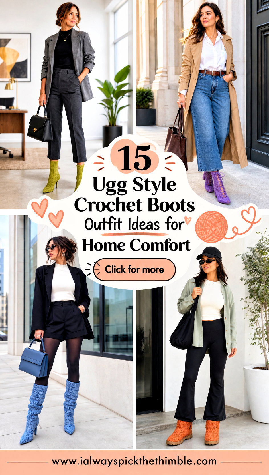 15 Ugg Style Crochet Boots Outfit Ideas for Home Comfort - 15 Ugg Style Crochet Boots Outfit Ideas for Home Comfort