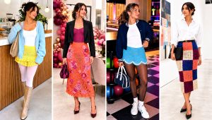 15 Valentine’s Day Crochet Skirt Outfit Ideas for Date Night