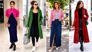15 Victorian Style Crochet Cardigan Outfit Ideas in Lace
