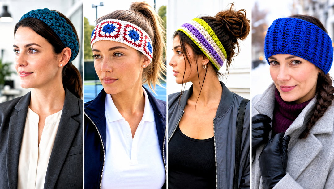 15 Vintage Crochet Headband Outfit Ideas for Updos