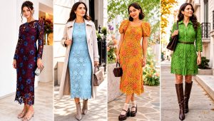 15 Vintage Floral Crochet Dress Outfit Ideas for Dates