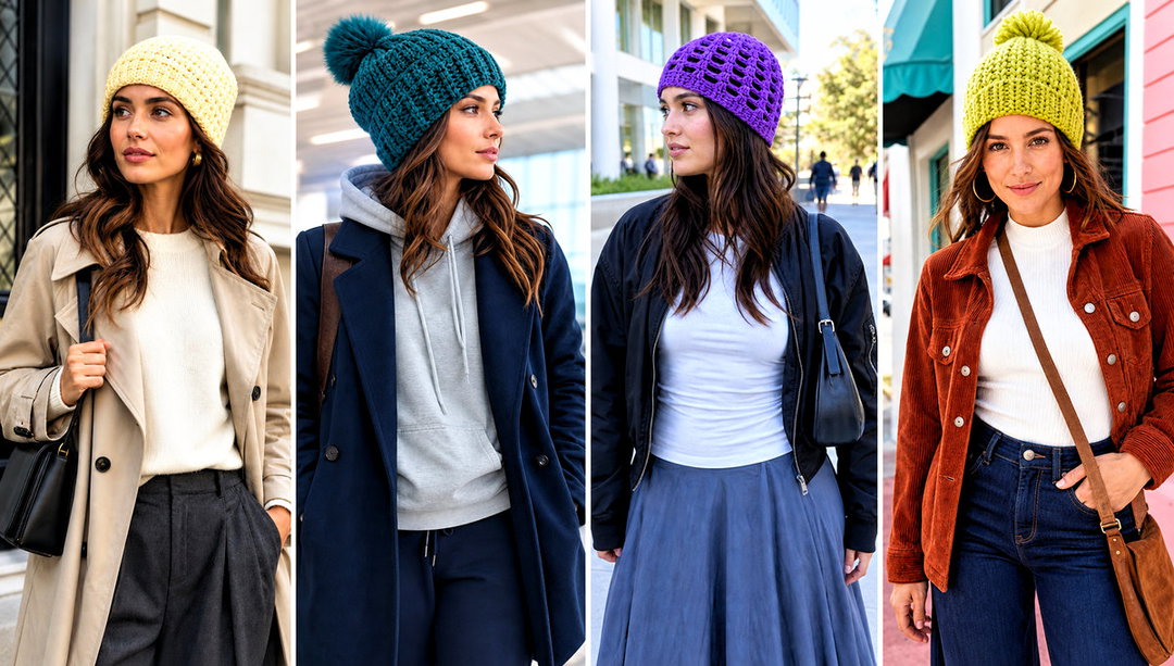 15 Vintage Vibes Beanie by The Crochet Fix Outfit Ideas