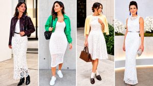 15 White Lace Crochet Dress Outfit Ideas for Beach Days