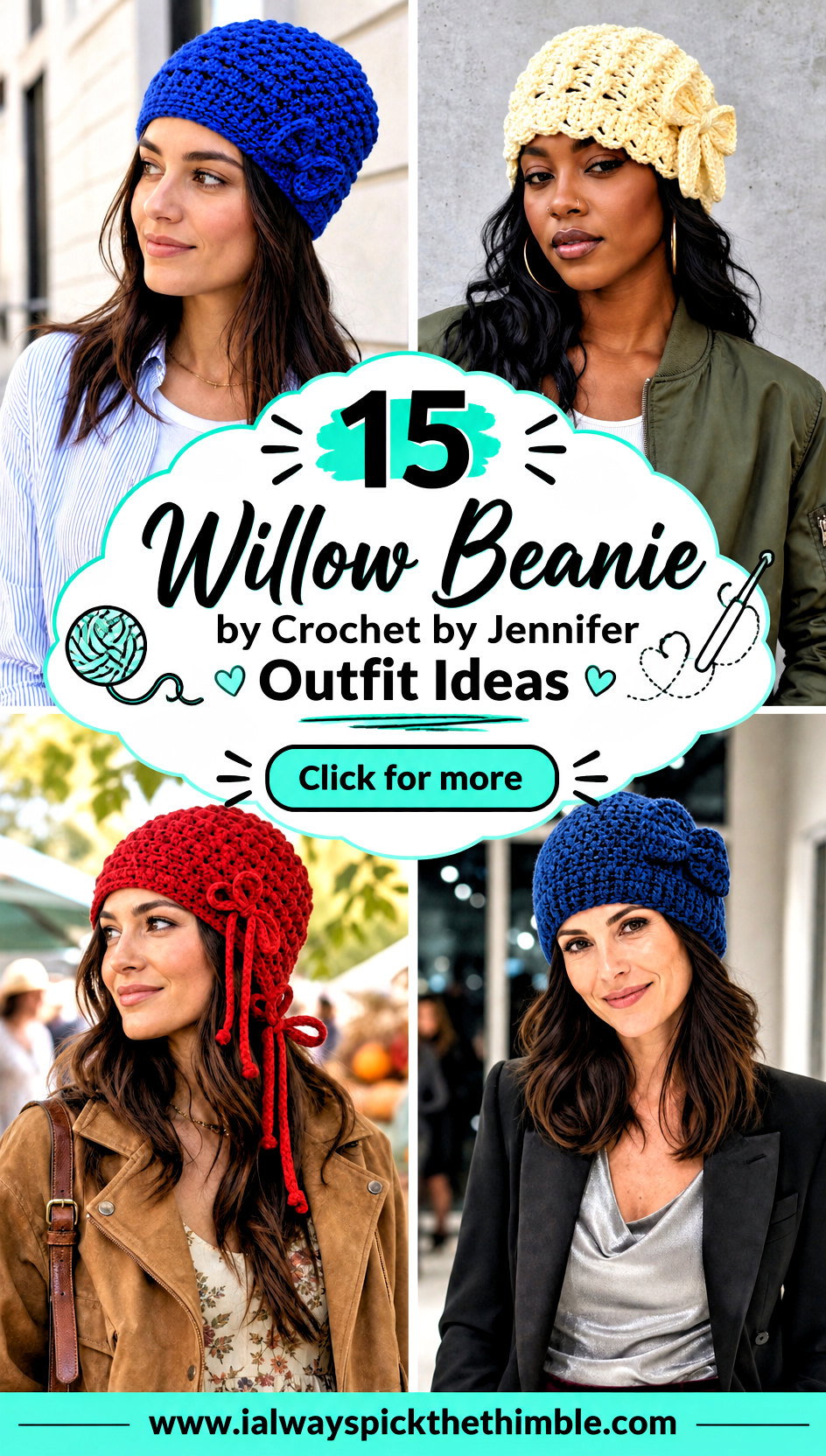 15 Willow Beanie by Crochet by Jennifer Outfit Ideas - 15 Willow Beanie by Crochet by Jennifer Outfit Ideas