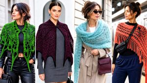 15 Witch Crochet Shawl Outfit Ideas for Spooky Parties