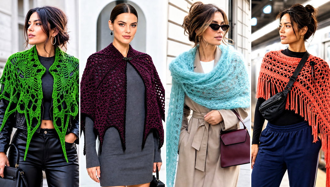 15 Witch Crochet Shawl Outfit Ideas for Spooky Parties