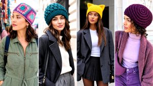 15 Women’s Crochet Beanie Outfit Ideas for Cold Commutes